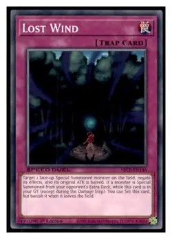 Yugioh Lost Wind #SBC1-ENI31 Speed Duel: Streets of Battle City LP - Image 1
