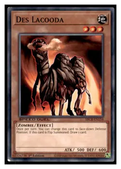 Yugioh Des Lacooda #SBCB-EN154 Speed Duel: Battle City Box LP - Image 1