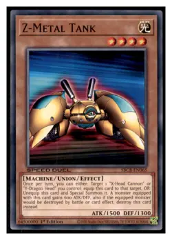 Yugioh Z-Metal Tank #SBCB-EN065 Speed Duel: Battle City Box LP - Image 1