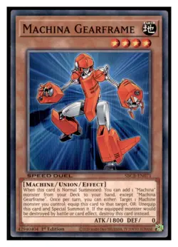 Yugioh Machina Gearframe #SBCB-EN071 Speed Duel: Battle City Box LP - Image 1