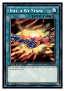 Yugioh United We Stand #SBCB-EN074 Speed Duel: Battle City Box LP - Image 1