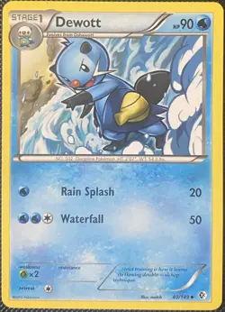 Dewott 40/149 Boundaries Crossed Regular - Pokemon Card - Image 1
