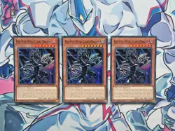 Red Eyes Metal Claw Dragon 1st Edition Super Rare ALIN Yugioh Card PLAYSET - Image 1