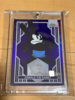 Tops Chrome Disney 100 Oswald The Rabbit Card - Image 1