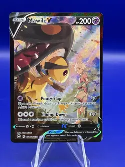 Pokemon TCG Mawile V TG17/TG30 2022 Silver Tempest Ultra Rare Card - NM - Image 1