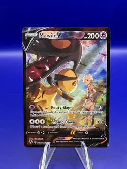 Pokemon TCG Mawile V TG17/TG30 2022 Silver Tempest Ultra Rare Card - NM - Image 1