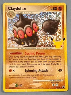 Claydol 15/106 NM Celebrations Classic Collection🔥INK BLEED ERROR🔥Pokemon Card - Image 1
