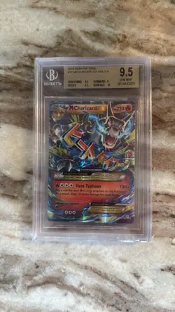 Pokemon Mega Charizard EX Holo Rare Card Graded 9.5 BGS - Image 1