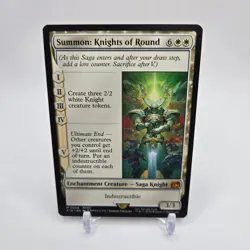 Summon: Knights of Round - (Saga) - Final Fantasy - NM MTG Regular Mythic #36 - Image 1