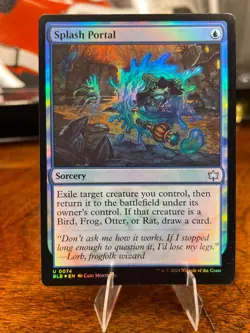 NM Foil Splash Portal, MTG, Bloomburrow, Magic the Gathering, 74 - Image 1