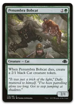 Penumbra Bobcat #172 (NM) Dominaria Remastered DMR Magic MTG - Image 1
