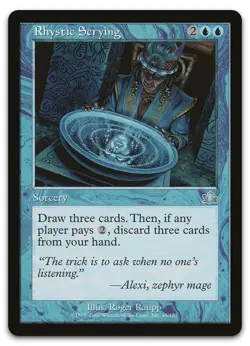 Rhystic Scrying #44 (LP) Prophecy PCY Magic MTG - Image 1