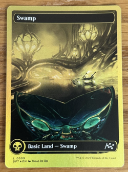 MTG Aetherdrift, Swamp 0509 - First Place Foil - Image 1