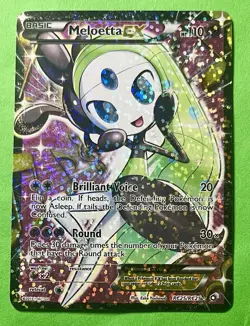 Meloetta EX 2013 Pokemon Legendary Treasures Radiant Collec HOLO FULL ART RC25 B - Image 1