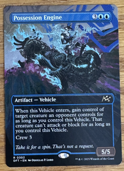 MTG Aetherdrift, Possession Engine - Borderless - Image 1