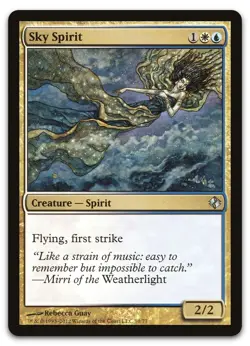 Sky Spirit #10 (NM) Duel Decks: Venser vs. Koth DDI Magic MTG - Image 1