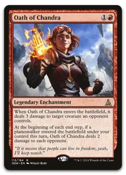 Oath of Chandra #113 (NM) Oath of the Gatewatch OGW Magic MTG - Image 1