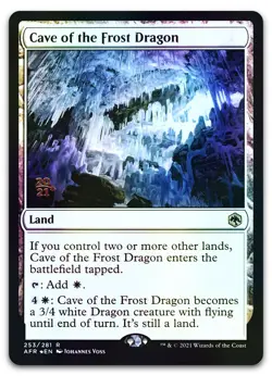 Cave of the Frost Dragon #253 (Foil) (NM) Prerelease Cards PRE Magic MTG - Image 1