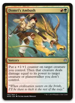 Domri's Ambush #192 (NM) War of the Spark WAR Magic MTG - Image 1