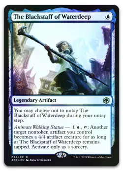 The Blackstaff of Waterdeep #48 (Foil) (NM) Prerelease Cards PRE Magic MTG - Image 1