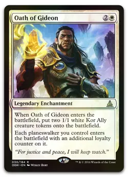 Oath of Gideon #30 (Foil) (NM) Oath of the Gatewatch OGW Magic MTG - Image 1