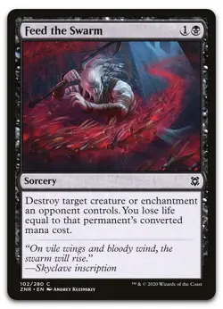 Feed the Swarm #102 (LP) Zendikar Rising ZNR Magic MTG - Image 1