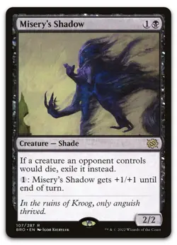 Misery's Shadow #107 (NM) Brothers' War BRO Magic MTG - Image 1