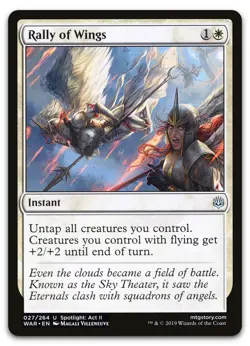 Rally of Wings #27 (NM) War of the Spark WAR Magic MTG - Image 1