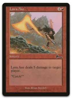 Lava Axe #84 (LP) Urza's Legacy ULG Magic MTG - Image 1