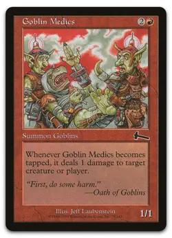 Goblin Medics #79 (LP) Urza's Legacy ULG Magic MTG - Image 1