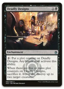 Deadly Designs #83 (NM) Masters 25 A25 Magic MTG - Image 1