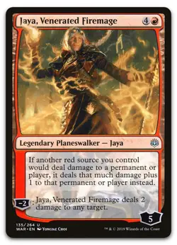 Jaya, Venerated Firemage #135 (LP) War of the Spark WAR Magic MTG - Image 1