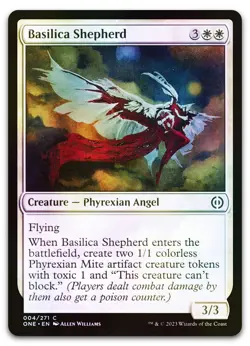 Basilica Shepherd #4 (Foil) (NM) Phyrexia All Will Be One ONE Magic MTG - Image 1