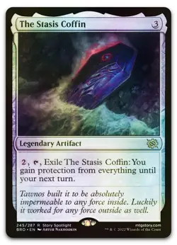 The Stasis Coffin #245 (Foil) (NM) Brothers' War BRO Magic MTG - Image 1