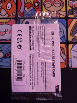 Pokemon TCG Destined Rivals Staff Prerelease Promos Full Set of 4, Sealed (#1) - Image 2