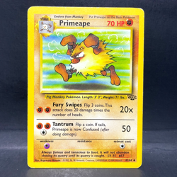 1999 POKEMON FOSSIL PRIMEAPE 43/64 (MP) UNCOMMON - Image 1