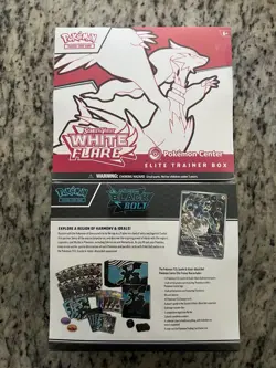 SEALED Pokemon Center White Flare And Black Bolt Elite Trainer Box (1ea) - Image 1