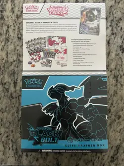 SEALED Pokemon Center White Flare And Black Bolt Elite Trainer Box (1ea) - Image 2