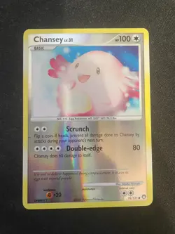 Chansey 76/123 Reverse Holo Mysterious Treasures Pokemon TCG - LP - Image 1