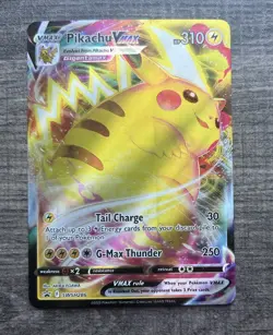 Pikachu VMAX SWSH286 Ultra Rare Pokemon Black Star Promo - Image 1