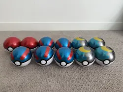 Official Pokemon TCG Ball Tin (Empty Pokeball) Collectors Decoration LOT OF 11! - Image 1