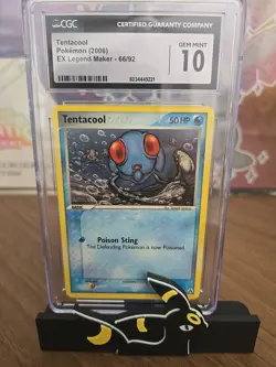 Tentacool 66/92 EX Legend Maker Pokemon Gem Mint 10 CGC - Image 1