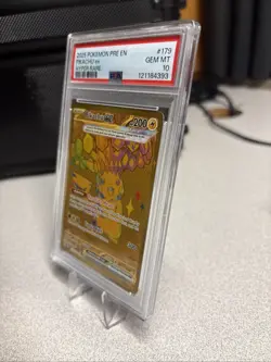 Pokemon 2025 Pre-Prismatic Evolutions Hyper Rare #179 Pikachu EX PSA 10 - Image 2
