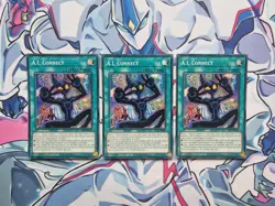 A.I. Connect 1st Edition Super Rare ALIN Yugioh Card PLAYSET - Image 1