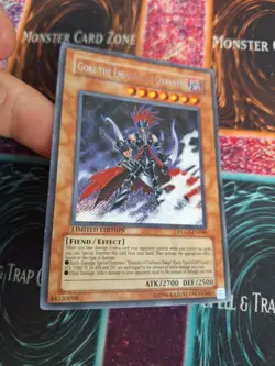 Yugioh Gorz the Emissary of Darkness DLG1-EN000 Secret Rare Limited LP - Image 2