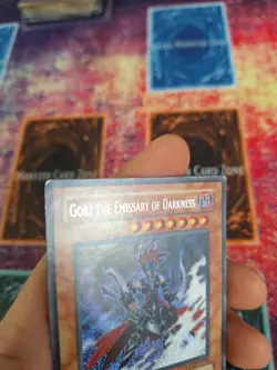 Yugioh Gorz the Emissary of Darkness DLG1-EN000 Secret Rare Limited LP - Image 3