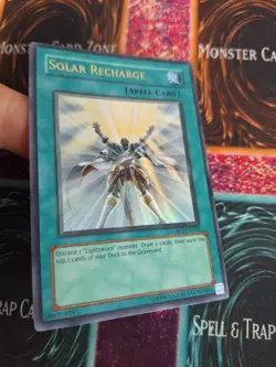 Yugioh Solar Recharge LODT-EN052 Ultra Rare Unlimited Near Mint - Image 2