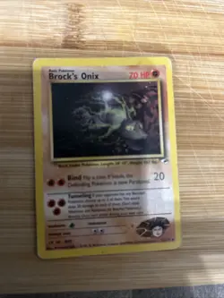 Brock’s Onix 21/132 | Gym Heroes | Non Holo Pokemon Card MP - Image 1