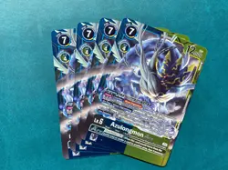 Azulongmon ACE EX5-024 Playset Animal Colosseum Digimon Card Game x4 - Image 1