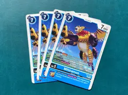Mihiramon EX5-022 Playset Animal Colosseum Digimon Card Game x4 - Image 1